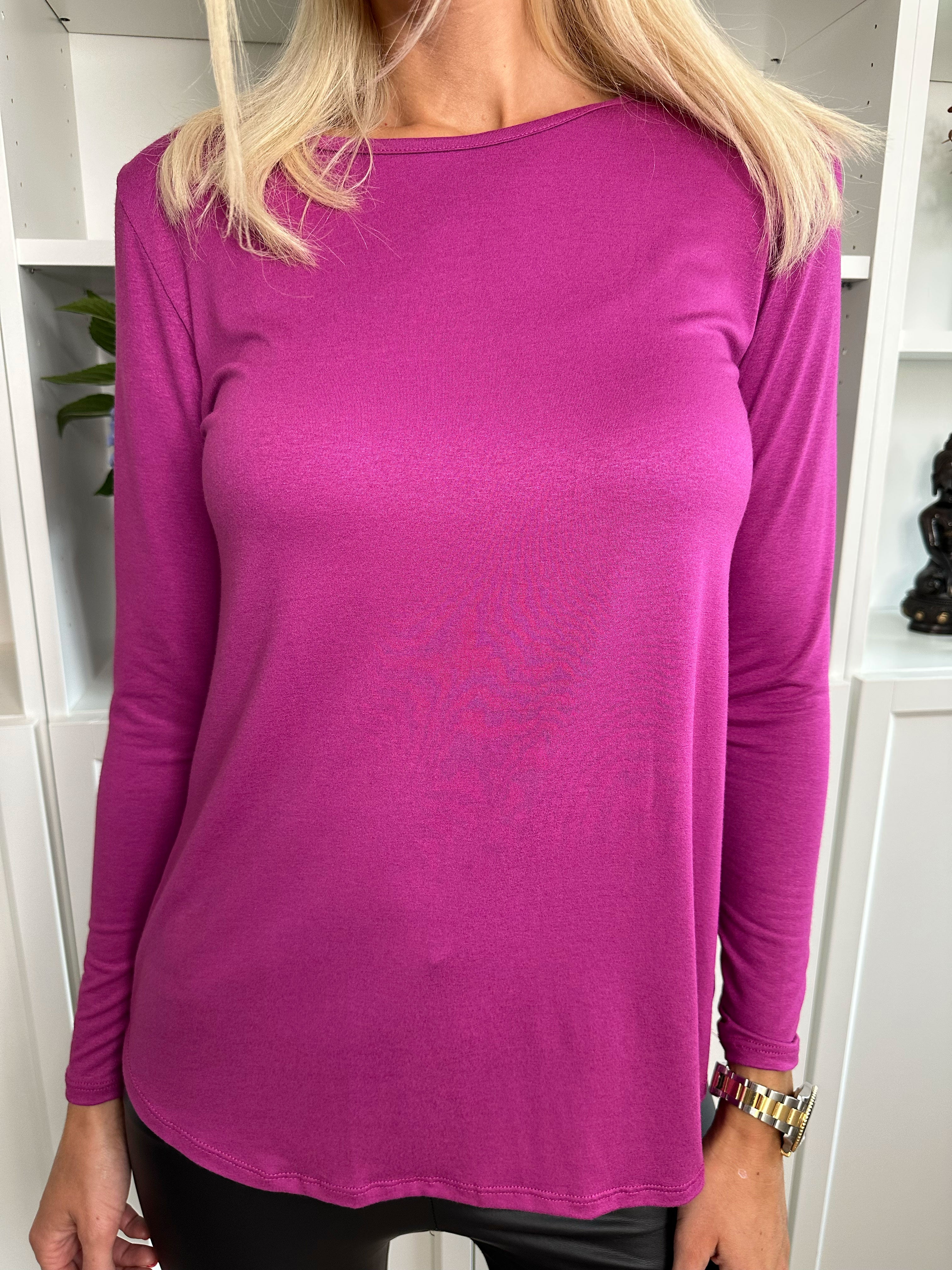 Otine - Langærmet basisbluse